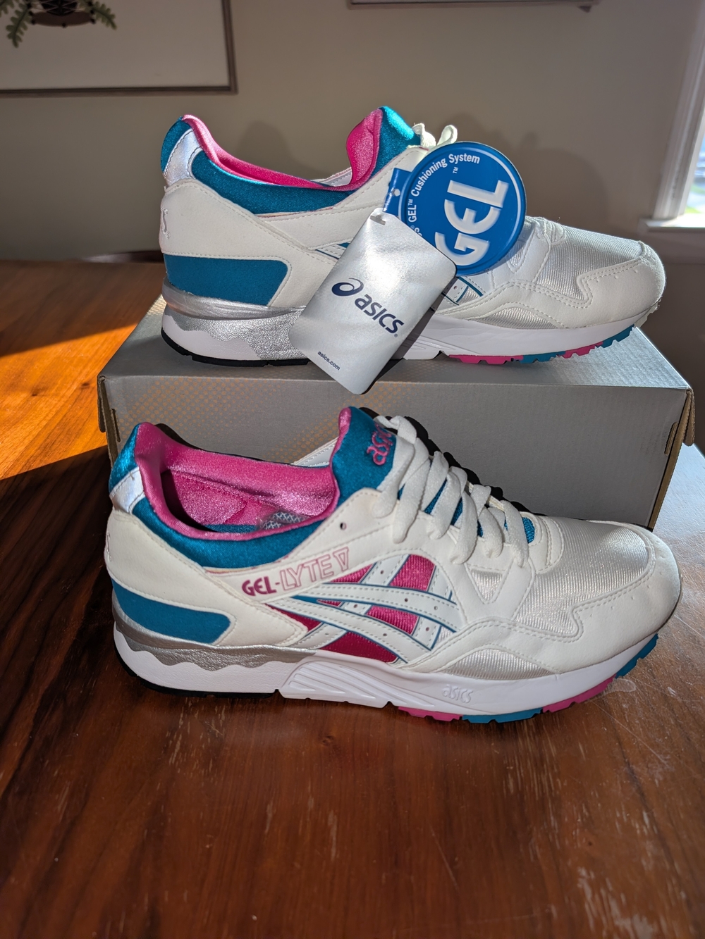 ASICS Gel-Lyte V Kithstrike White Magenta Men’s 9.5 H312Q-0118 NWT